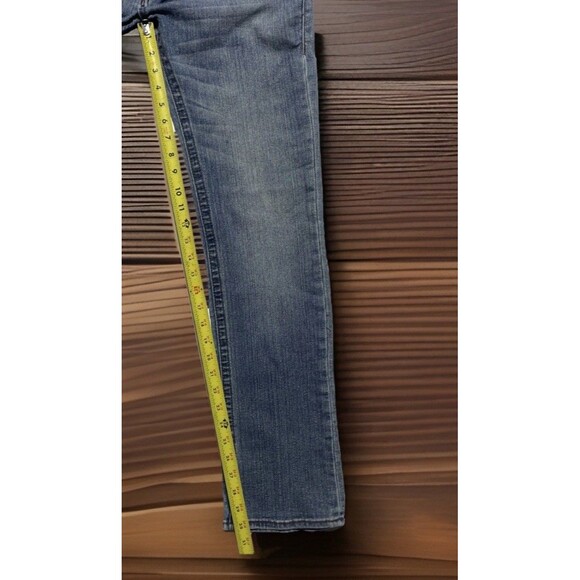 VINTAGE True Religion Ricky Straight Flap Jeans W32 MADE IN USA Y2K Horseshoe - Picture 4 of 7